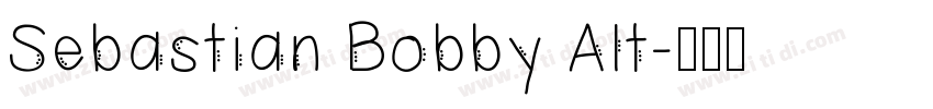 Sebastian Bobby Alt字体转换